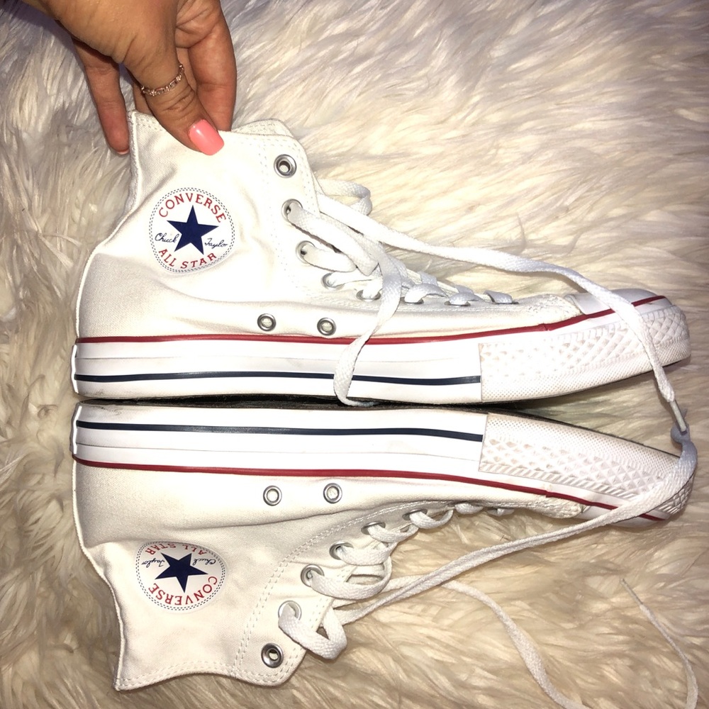 High Top White Converse
